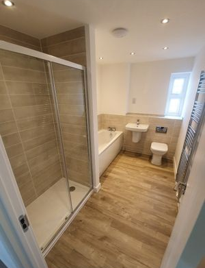 Renovated bathroom